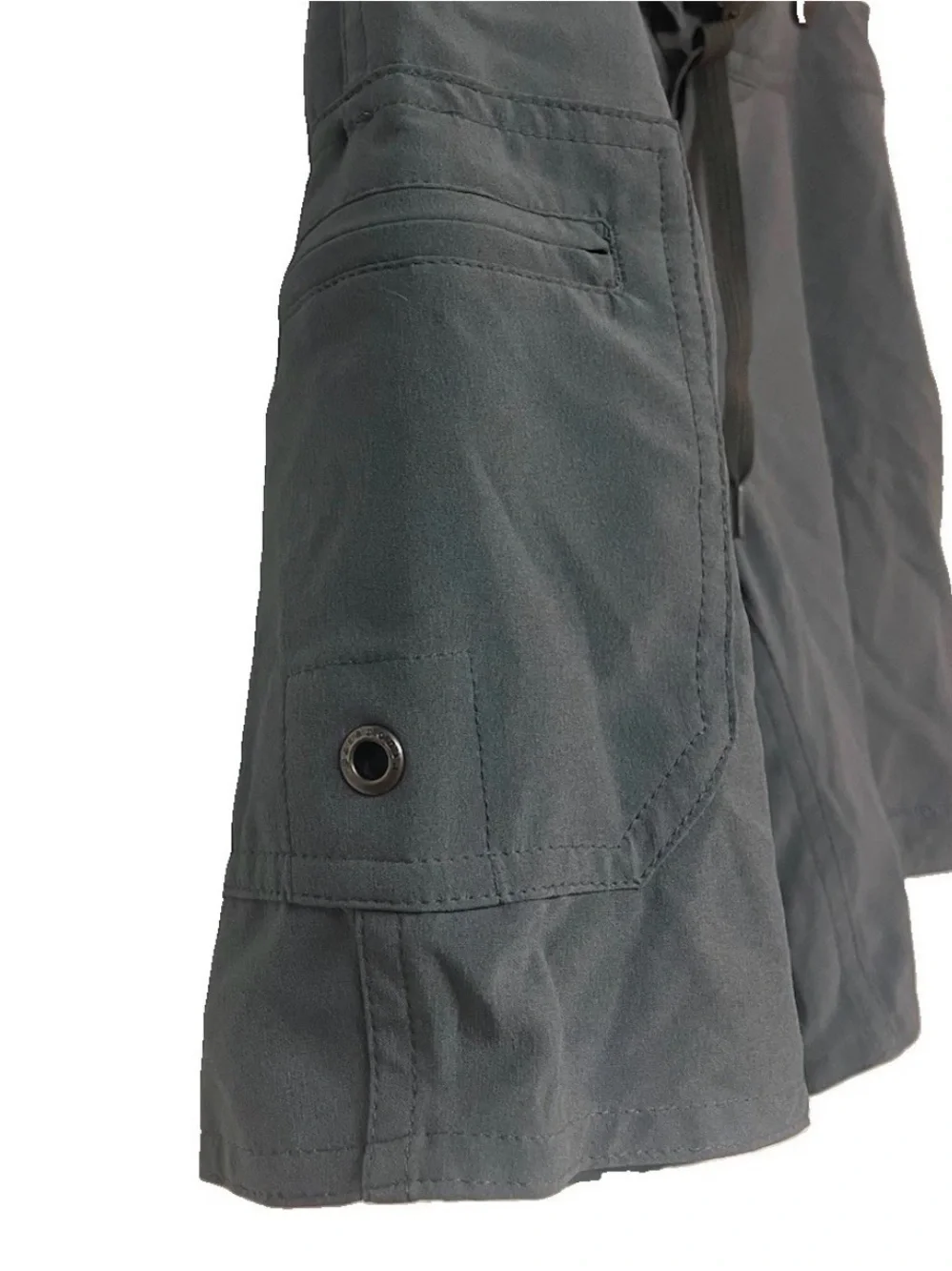 Patagonia Stretch Hydropeak Boardshorts Cargo Shorts 5” Inseam Grey Size 8 hikin - Picture 4 of 8
